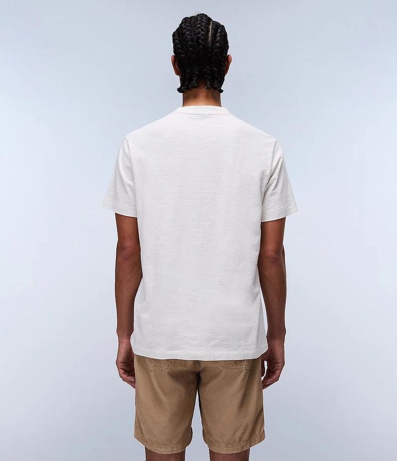 Napapijri Arbia Herren-T-Shirt - Weiß Whisper