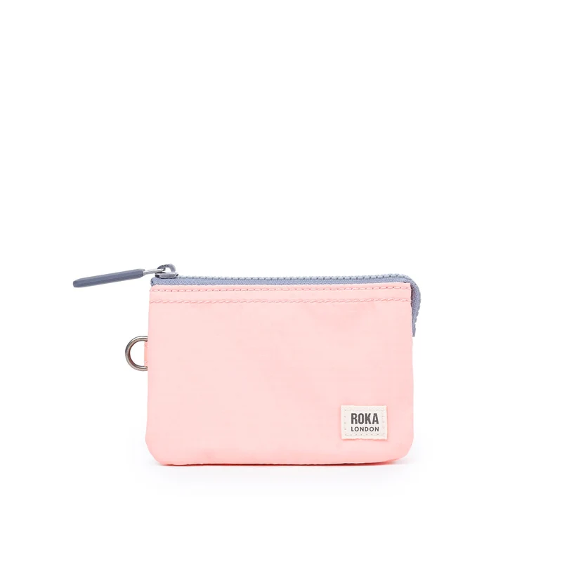 ROKA Carnaby Kleine Geldbörse aus recyceltem Nylon-Ripstop von English Rose