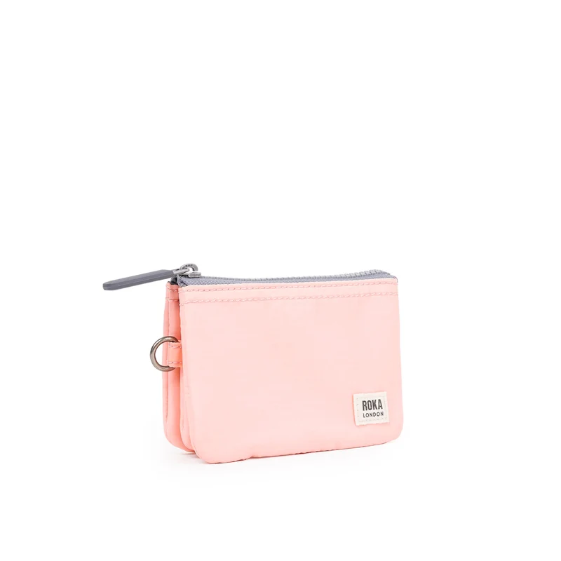 ROKA Carnaby Kleine Geldbörse aus recyceltem Nylon-Ripstop von English Rose