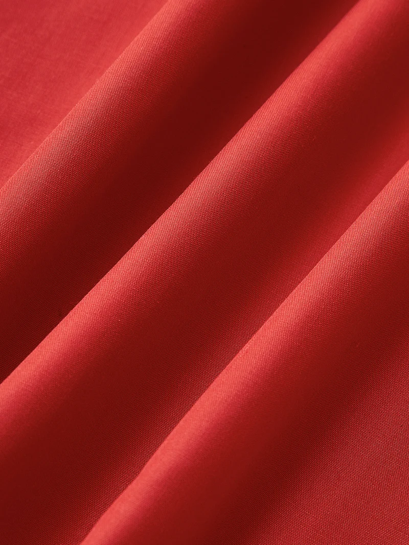 Unifarbenes rückenfreies Langkleid