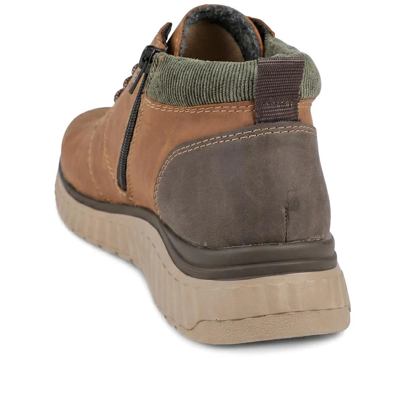 Rieker Hybrid Sole Lace Up Boots - RKR43048 / 330 224 - Tan