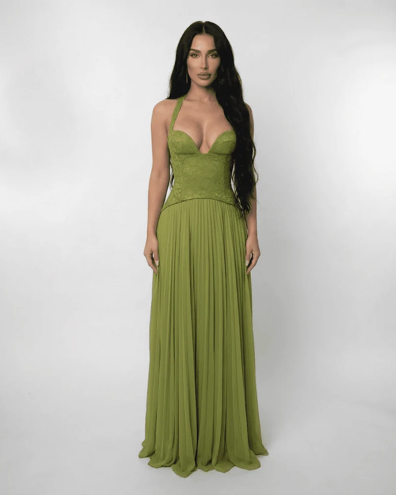 Verdant Maxikleid