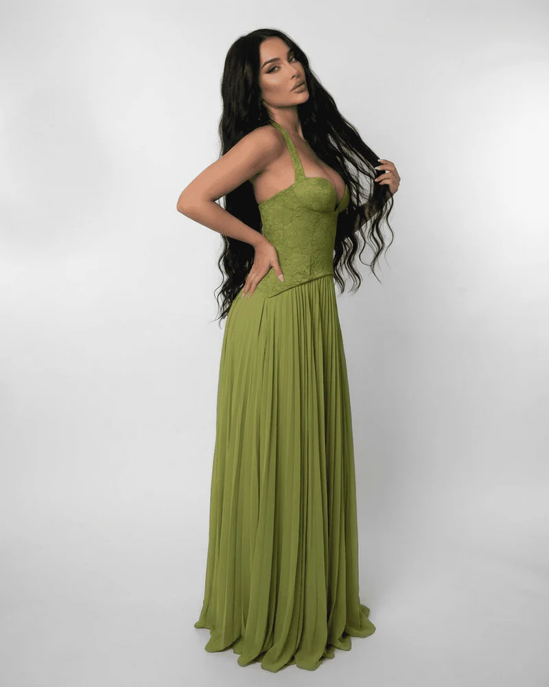 Verdant Maxikleid