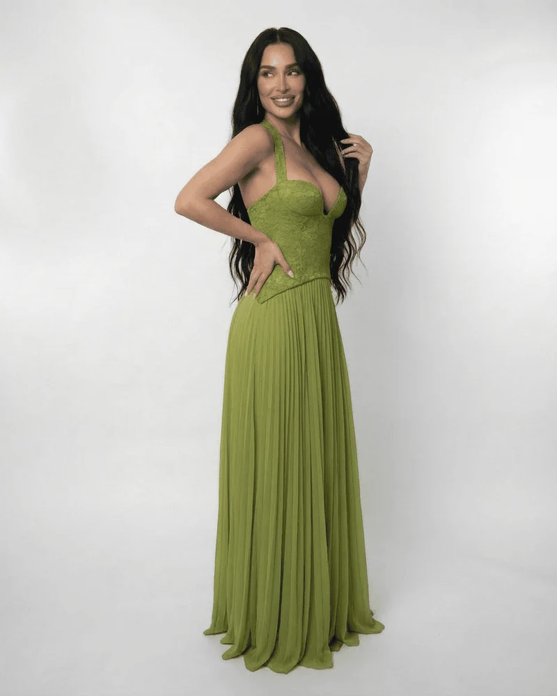 Verdant Maxikleid