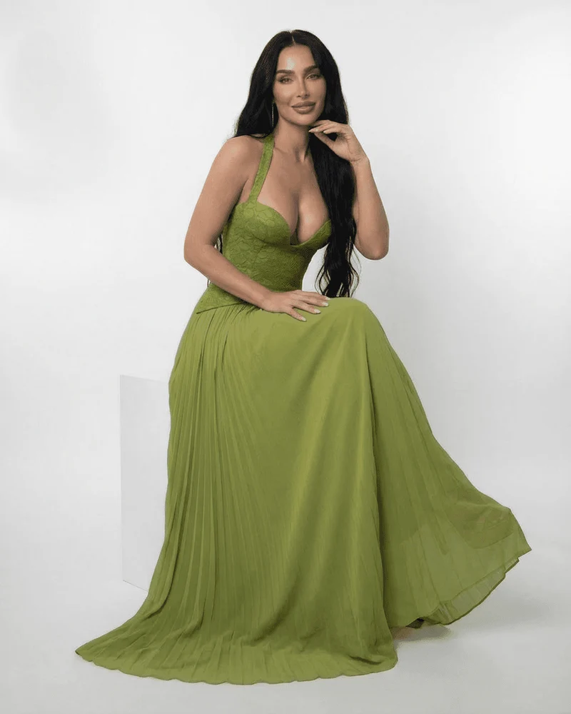 Verdant Maxikleid