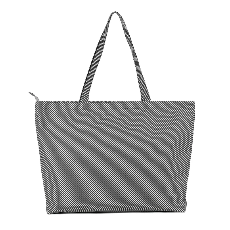 ROKA Portobello N Große Tasche aus recycelter Baumwolle - Hickory-Mischung