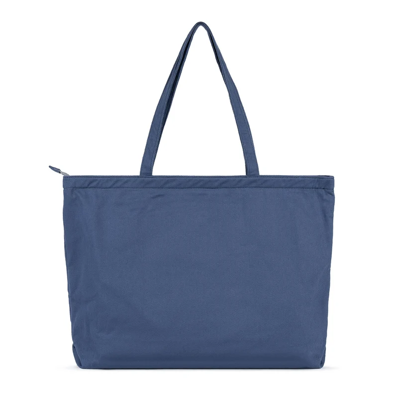 ROKA Große Tasche aus recycelter Baumwolle „Portobello N“ – Indigo