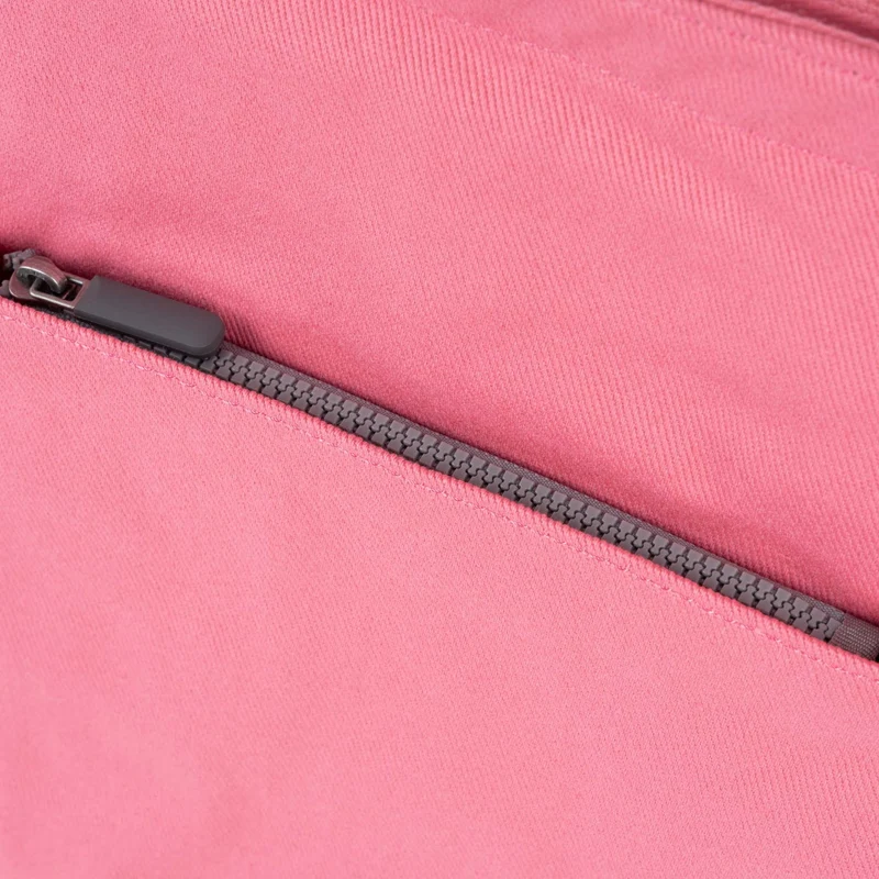 ROKA Große Tasche aus recycelter Baumwolle „Portobello N“ – Karminrot