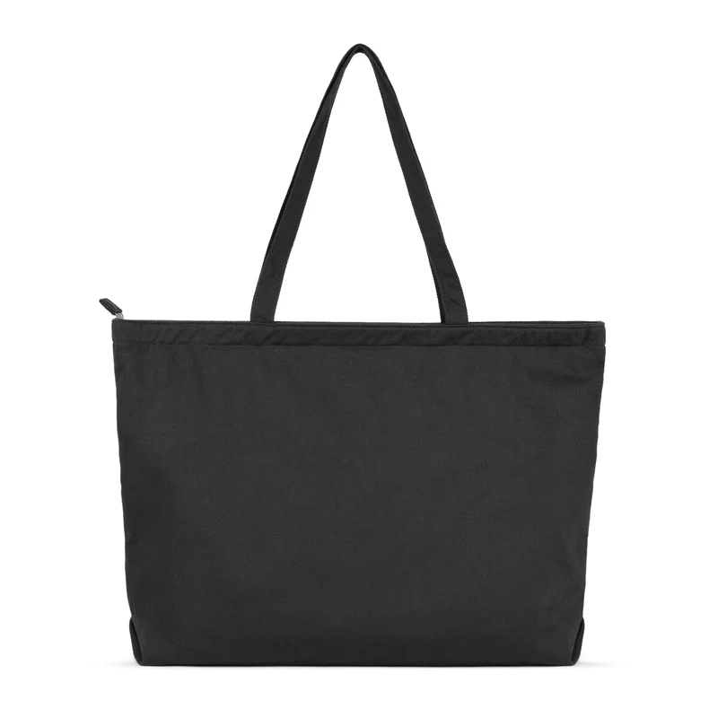 ROKA Große Tasche aus recycelter Baumwolle „Portobello N“ – Schwarz