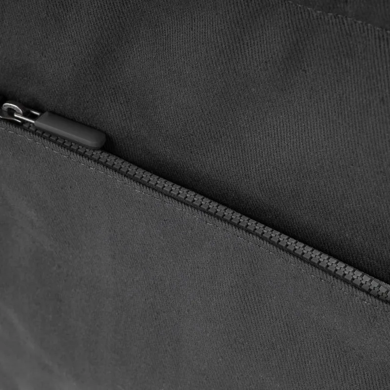 ROKA Große Tasche aus recycelter Baumwolle „Portobello N“ – Schwarz