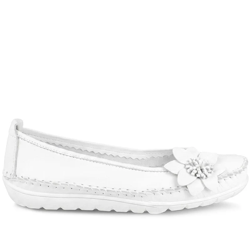 Lightweight Leather Pumps - SIMIN41000 / 326 772 - White