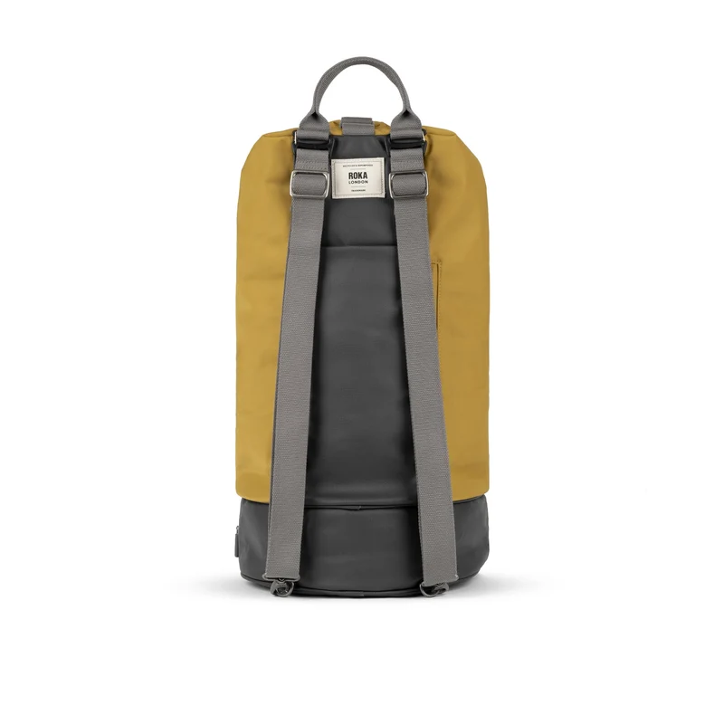 ROKA Heathrow Große Tasche aus recyceltem Canvas - Mais