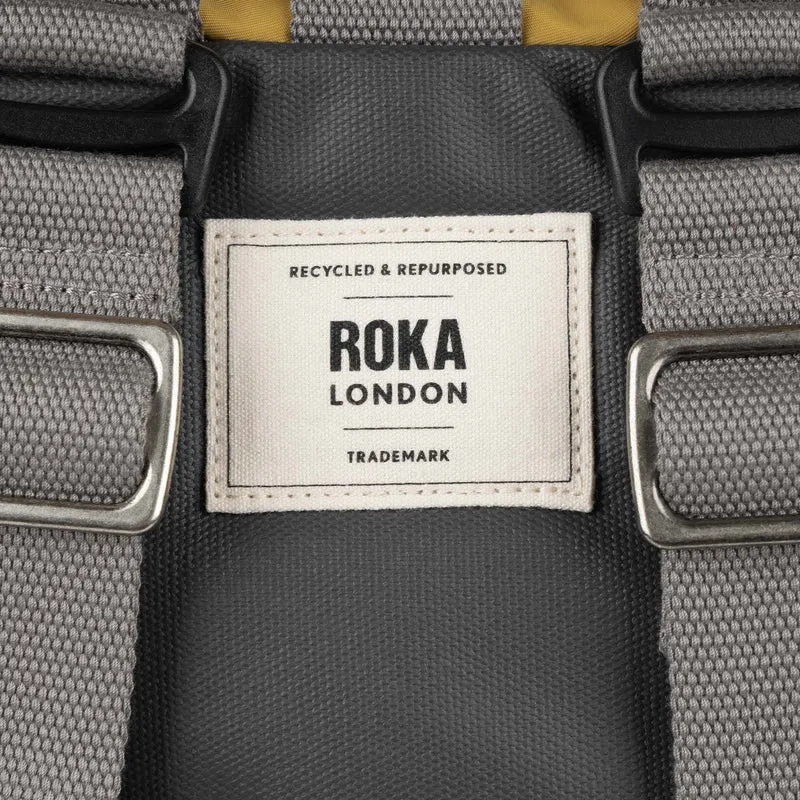 ROKA Heathrow Große Tasche aus recyceltem Canvas - Mais
