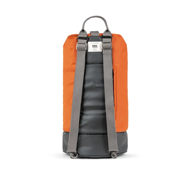 ROKA Heathrow Große Tasche aus recyceltem Canvas - Gebranntes Orange