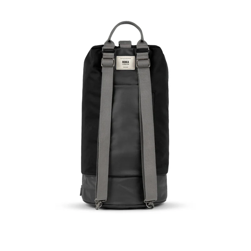 ROKA Heathrow Große Tasche aus recyceltem Canvas - Asche