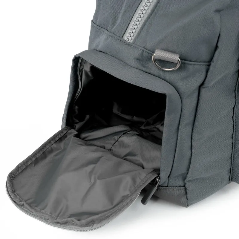 ROKA Große Tasche Gatwick aus recyceltem Canvas - Rauchgrau
