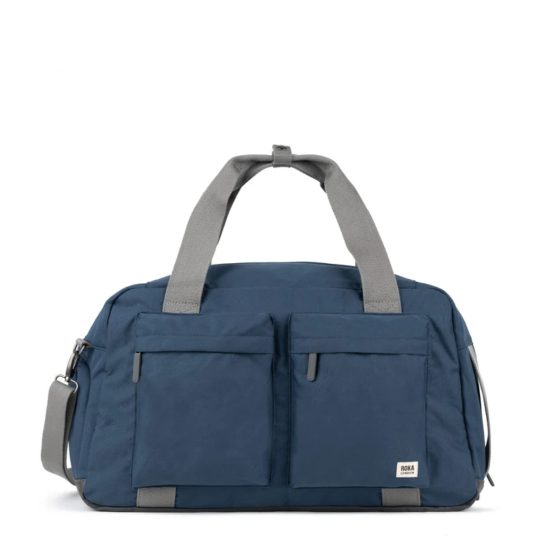 ROKA Große Tasche Gatwick aus recyceltem Canvas - Dunkelblau