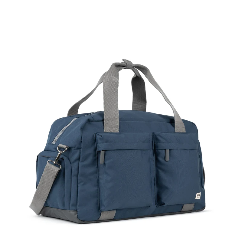 ROKA Große Tasche Gatwick aus recyceltem Canvas - Dunkelblau