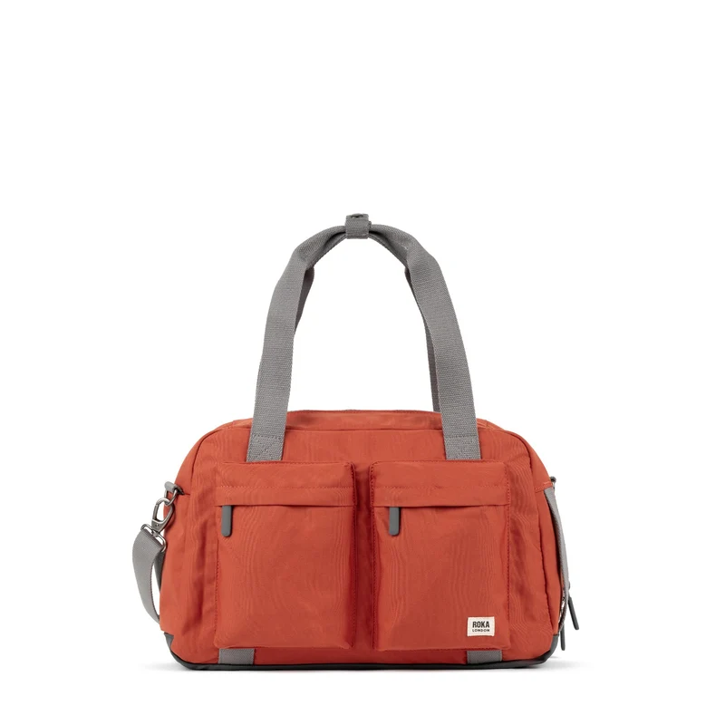 ROKA Kleine Tasche Gatwick aus recyceltem Canvas - Rooibos