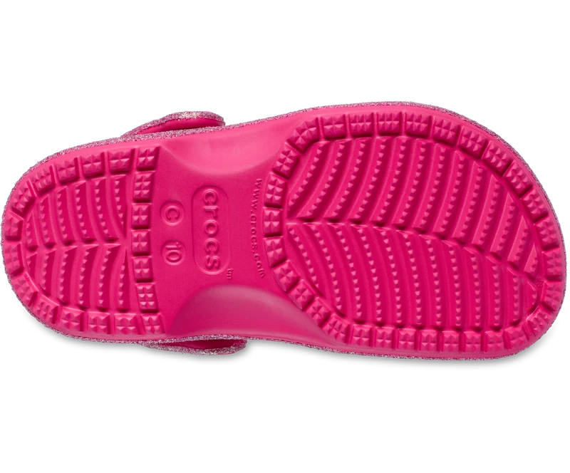 CROCS Schillernder Glitzer-Clog für Kinder - Drachenfrucht