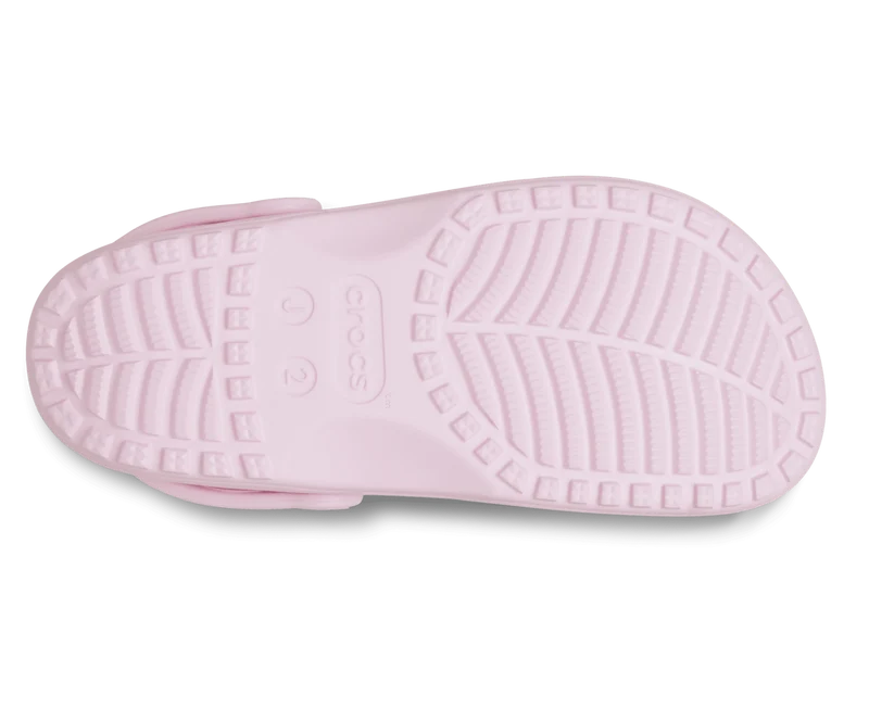 CROCS Kinder Clog mit Blumenmuster und Cut-Outs - Pink Milk