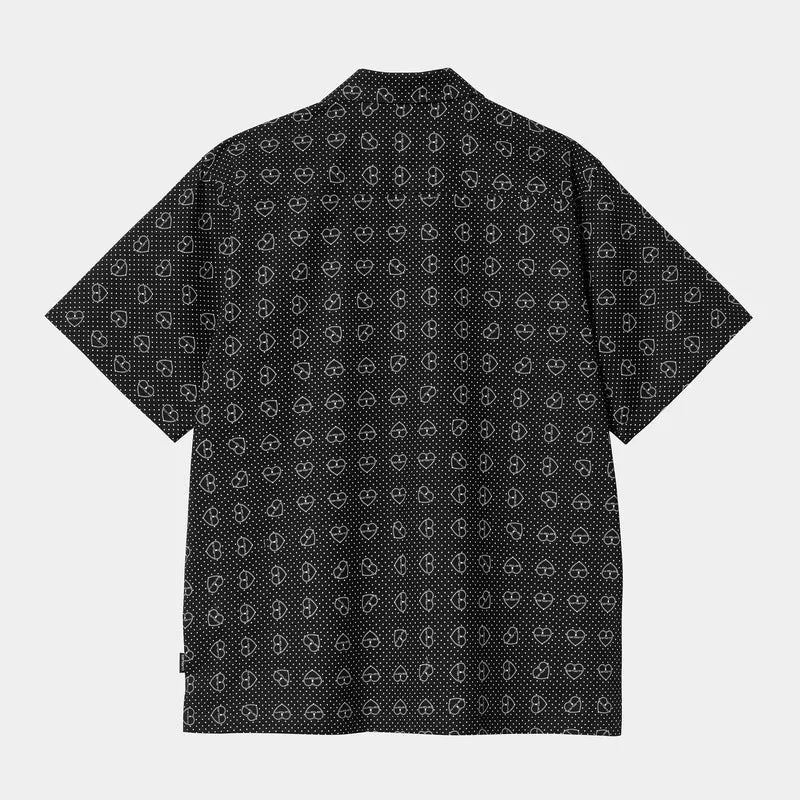 Carhartt WIP Herrenhemd mit Furoshiki-Print - Schwarz