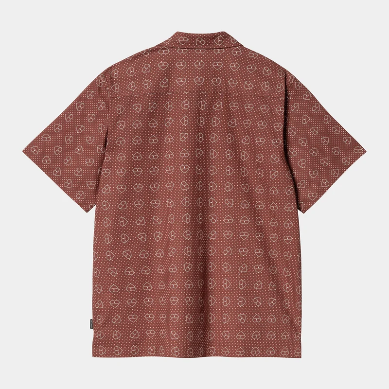 Carhartt WIP Herren-Hemd mit Furoshiki-Print – Henna