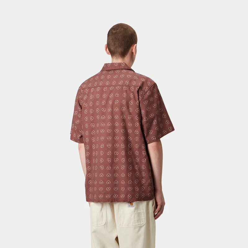 Carhartt WIP Herren-Hemd mit Furoshiki-Print – Henna