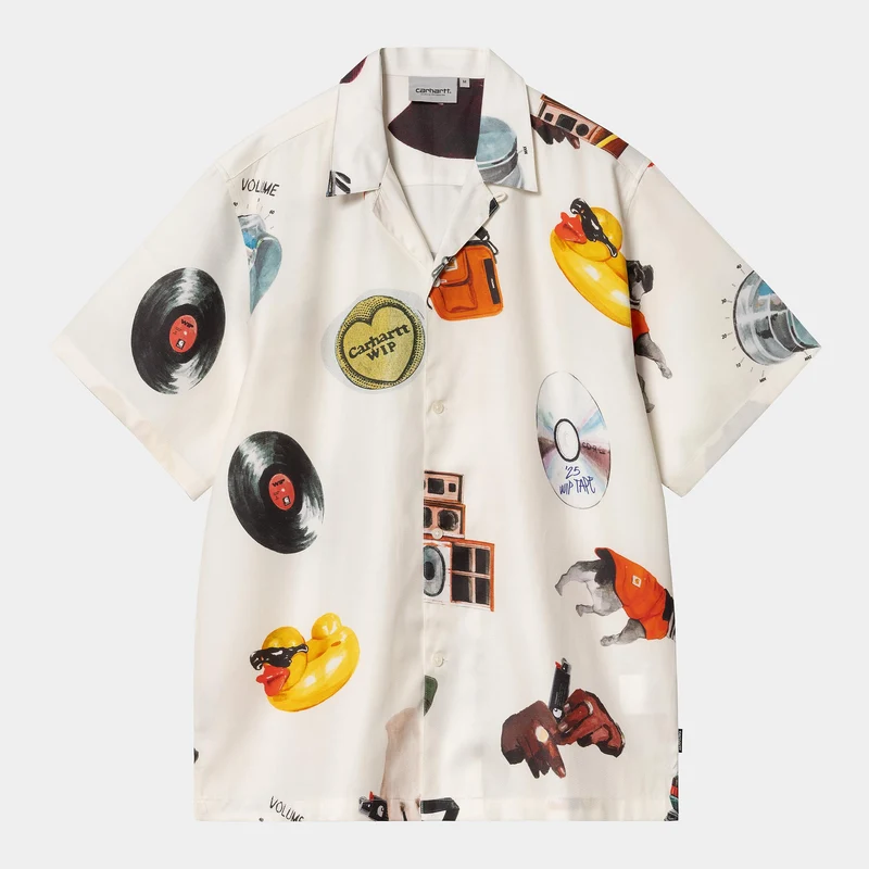 Carhartt WIP Herrenhemd mit Jacob Rochester-Print - Wachs