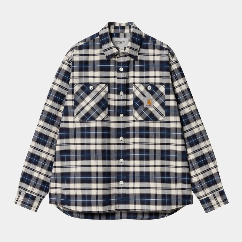 Carhartt WIP Herren Tarbell Hemd - Dunkelblau