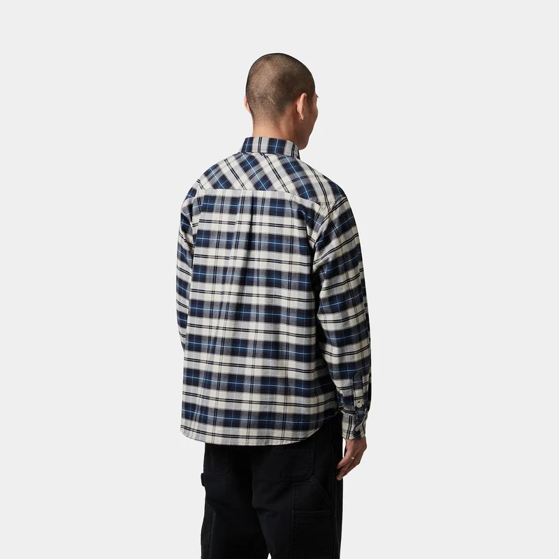 Carhartt WIP Herren Tarbell Hemd - Dunkelblau