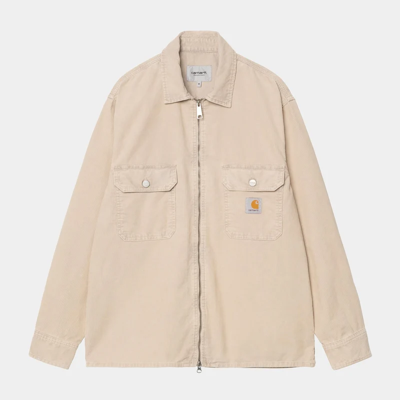 Carhartt WIP Herren Reynold Hemdjacke - Dunkelbeige