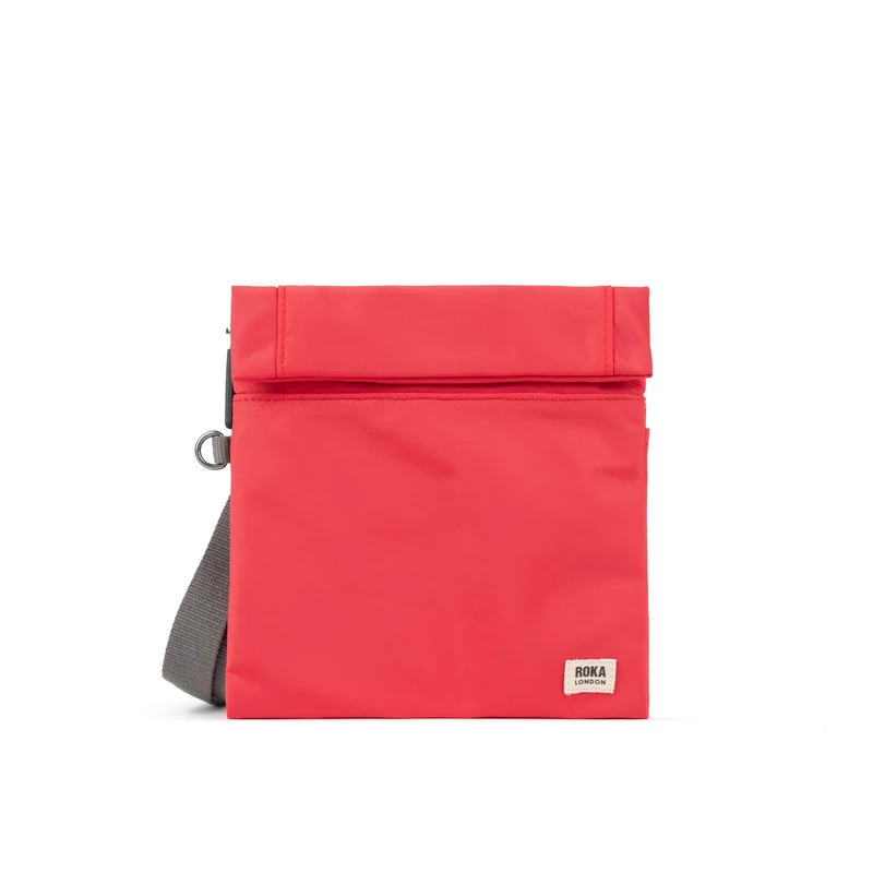 ROKA Kleine Stratford-Tasche aus recyceltem Nylon - Mohnblume