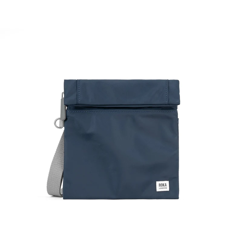 ROKA Kleine Stratford-Tasche aus recyceltem Nylon - Mitternacht