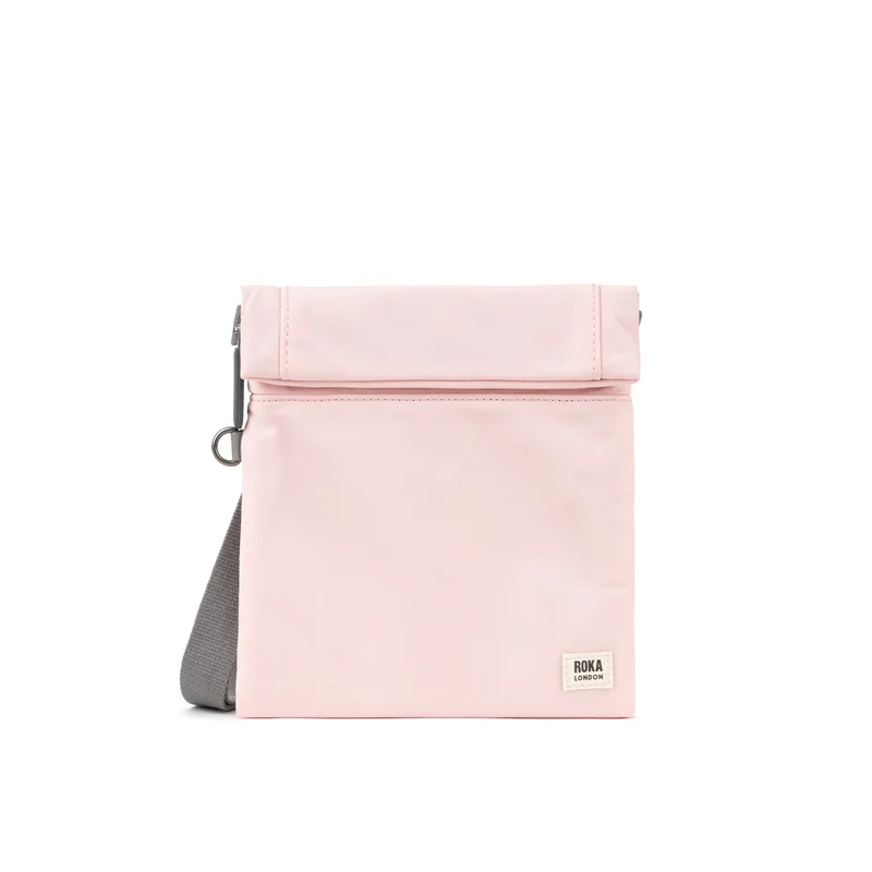 ROKA Kleine Stratford-Tasche aus recyceltem Nylon - Englische Rose