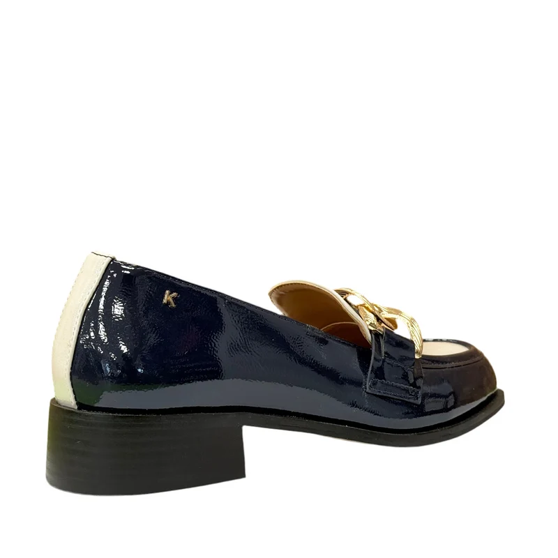 Kate Appleby Thames Est Lack-Pantolette für Damen - Saphir