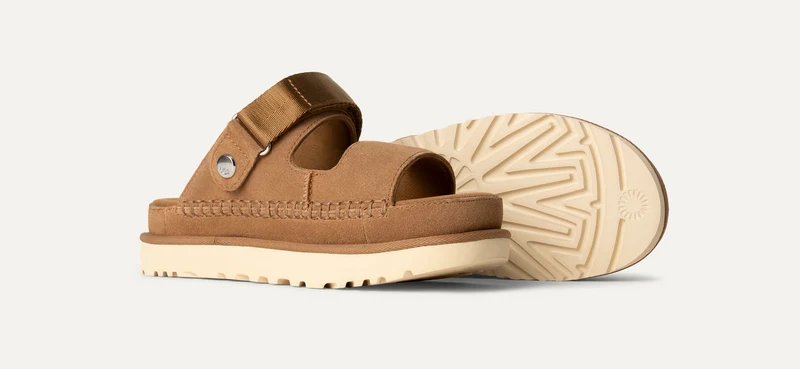 UGG Goldenstar Glide Sandale für Damen | Kastanie