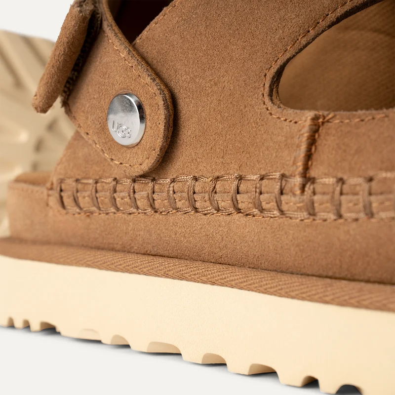 UGG Goldenstar Glide Sandale für Damen | Kastanie