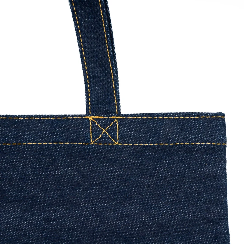 ROKA Notting Hill Baumwoll-Tragetasche - Dunkle Denim-Waschung