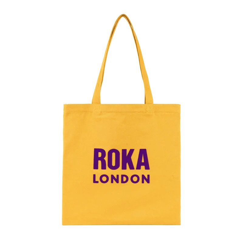 ROKA Notting Hill Baumwoll-Tragetasche - Gelb