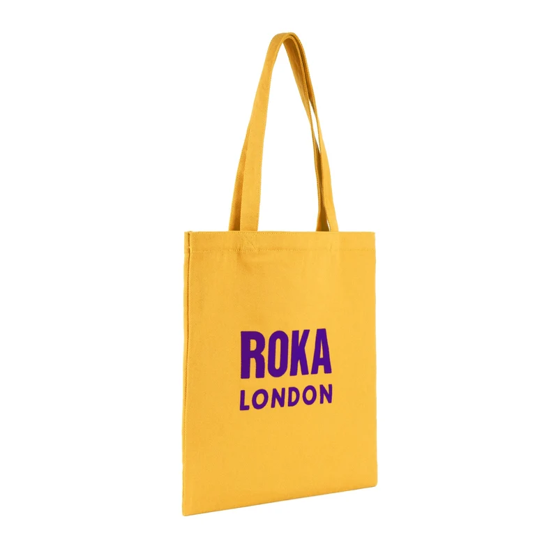 ROKA Notting Hill Baumwoll-Tragetasche - Gelb