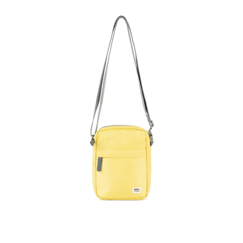 ROKA Bond Zitronengelbe Tasche aus recyceltem Nylon