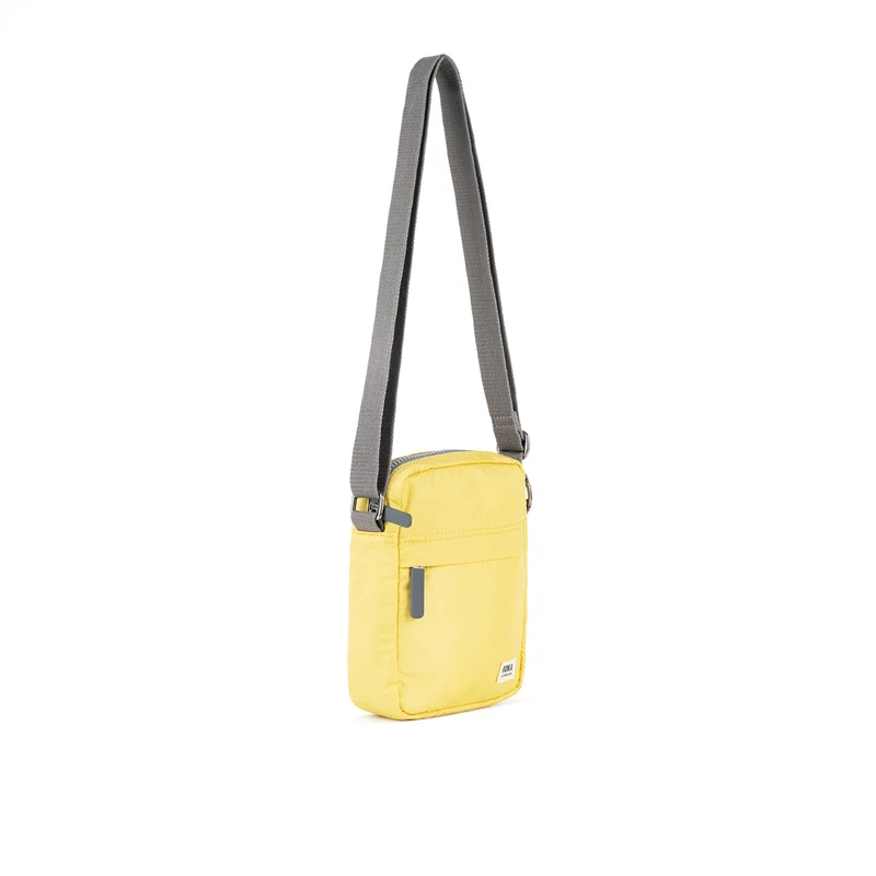ROKA Bond Zitronengelbe Tasche aus recyceltem Nylon