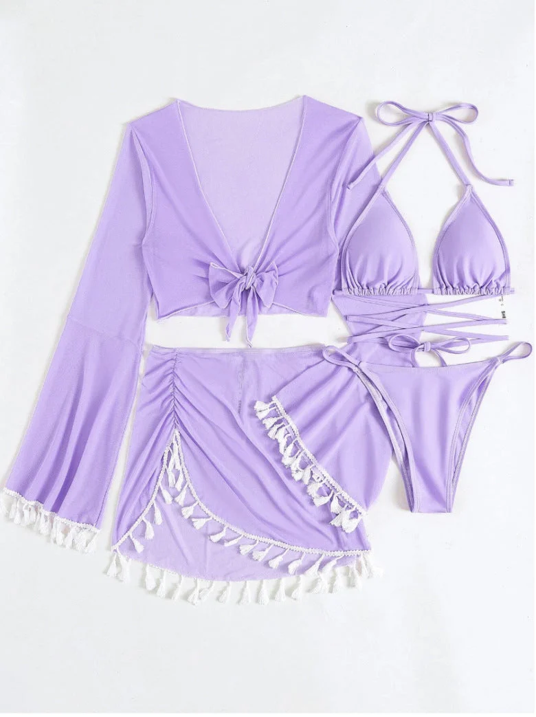 Damen Bikini-Oberteil – Einfarbig, Sexy European Style
