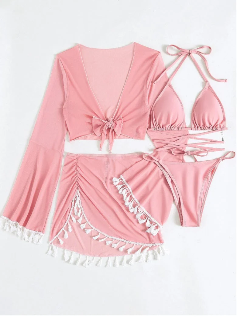 Damen Bikini-Oberteil – Einfarbig, Sexy European Style