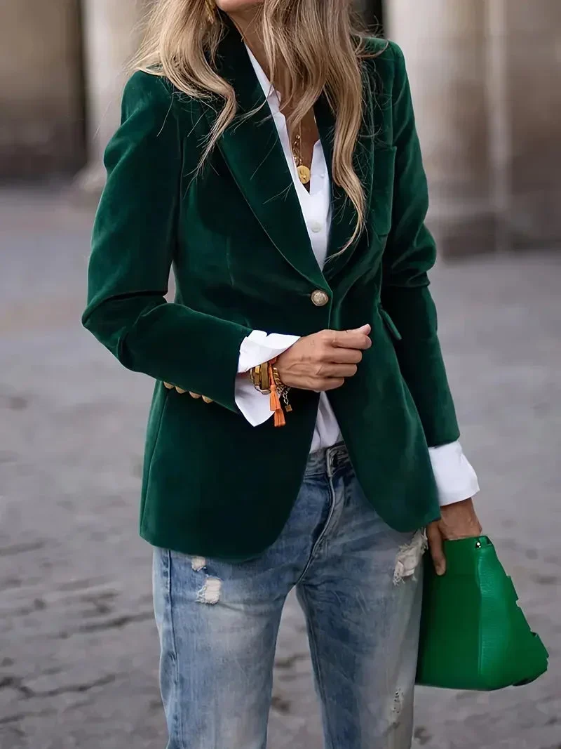Sophie | Luxuriöser Und Eleganter Samt-Blazer