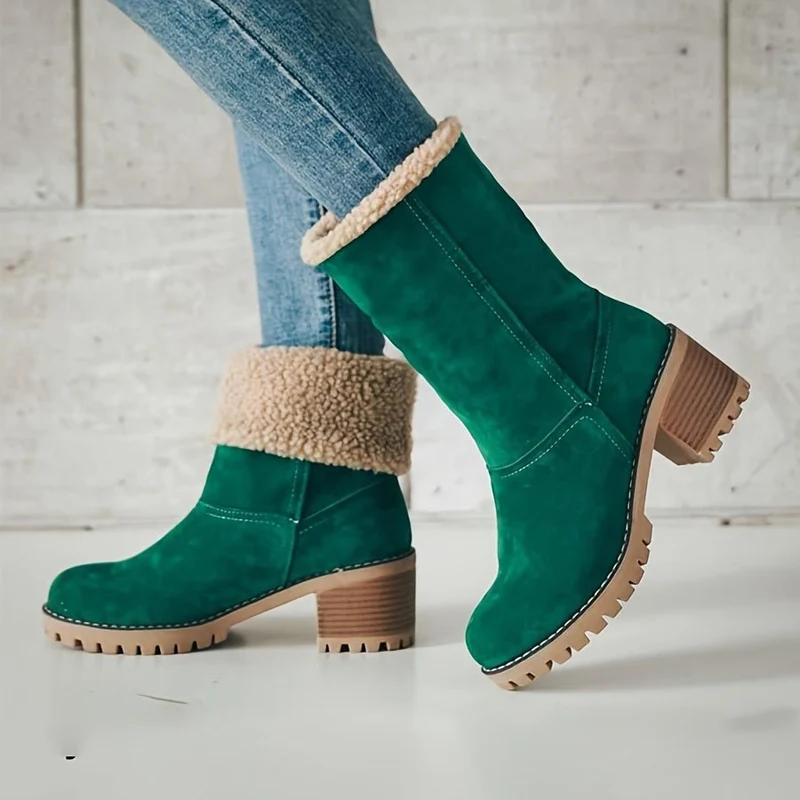 Emma | Kuschelige Mid-Calf-Stiefel mit Fleecefutter