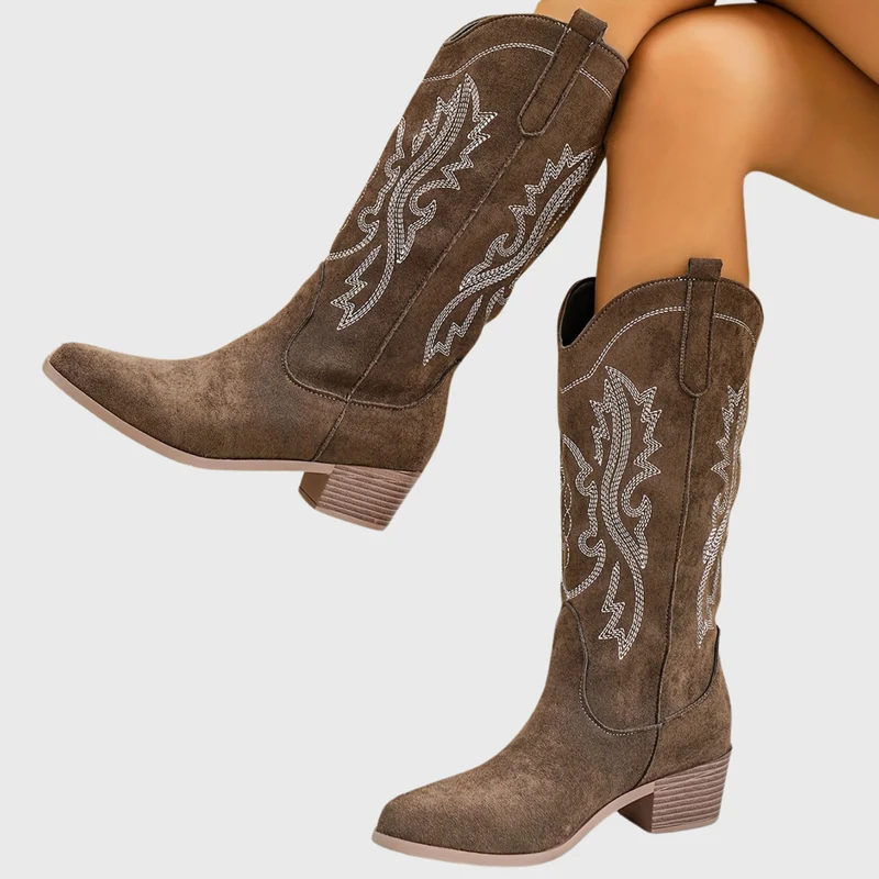 Lara | Elegante Cowboy-Stiefel im Western-Stil Für Frauen