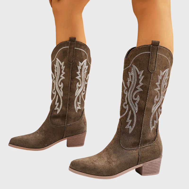 Lara | Elegante Cowboy-Stiefel im Western-Stil Für Frauen