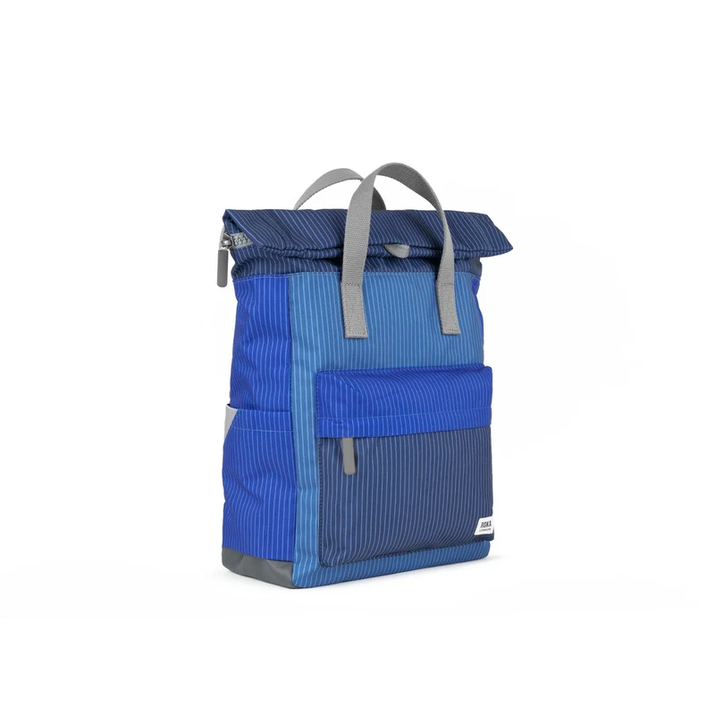 ROKA Kreativer Abfall Canfield B Denim Wash Medium Tasche aus recyceltem Canvas